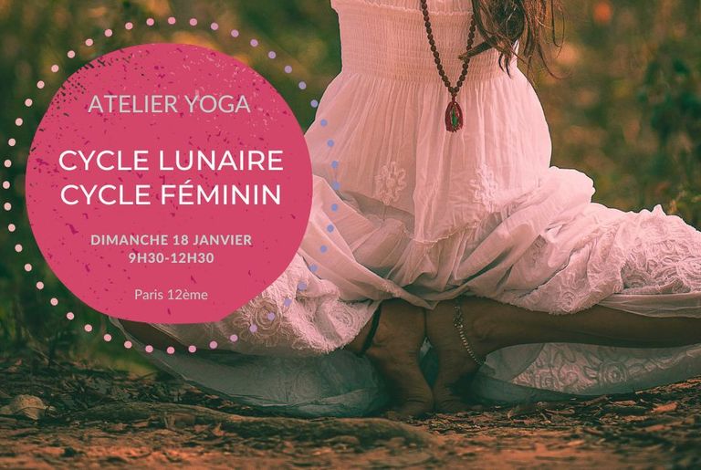 atelier yoga Féminin Sacré - cycle lunaire cycle féminin